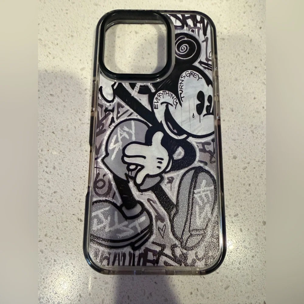 Graffiti Mickey Phone Case iPhone 16 Pro‎